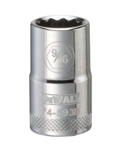 DWTDWMT74593OSP image(0) - DEWALT 001Pc 12Dr Socket-12Pt-9/16