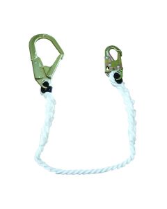 SRWV8151204 image(0) - PeakWorks Restraint Lanyard with 5/8" Rope - Snap & Form Hooks - 4 FT