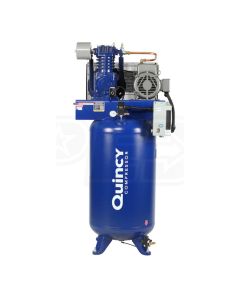 QAC271C80VCB23M image(0) - Quincy Compressors 7.5 HP 80 Gallon Two-Stage Vertical 230V 1PH PRO MAX Air Compressor - Model 471CS80VCBM