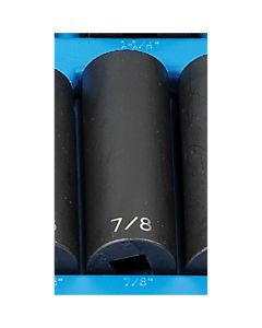 Grey Pneumatic 1/2" Drive x 7/8" Deep - 12 Point Socket