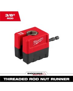 MLW48-32-2391 image(0) - Milwaukee Tool SHOCKWAVE Impact Duty 3/8 Inch Threaded Rod Nut Runner