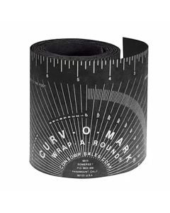 SRW14756 image(0) - Curvo-O-Mark by Jackson Safety Curv-O-Mark by Jackson Safety - XX-Large Wrap-A-Round Pipe Ruler - Black