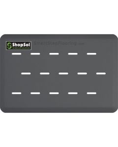 LDS1010672 image(0) - ShopSol Anti-Fatigue Mat Supreme Pro 3' x 2' Gray 32LOTGR