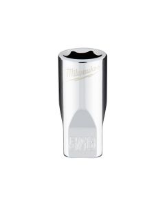 MLW45-34-9005 image(1) - Milwaukee Tool 1/4" Drive 5/16" SAE 6-Point Socket with FOUR FLAT Sides, Vanadium Steel, Chrome