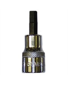 VIMHM-6MM image(1) - VIM Tools 6 mm Hex Bit, Chrome 3/8 Inch Square Drive Bit Holder