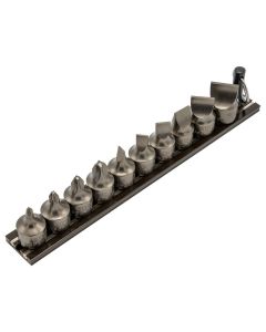 VIMIMPACT-SFP6 image(0) - VIM Tools Impact Stubby Flat & Philips Driver Set 10 Piece Power Or Hand Approved, 3/8 Square Drive