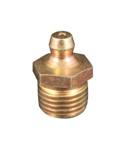 MILS-3211 image(0) - Milton Industries Grease Fitting 1/4"- 18 Pipe threads, Short - Straight , 5-pk