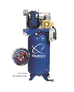 QAC2020039827 image(0) - Quincy Compressors 7.5 HP 80 Gallon Two-Stage Vertical 230V 1PH PRO MAX Air Compressor - Model 471CS80VCBM