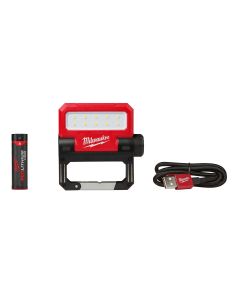 MLW2114-21 image(0) - Milwaukee Tool REDLITHIUM USB ROVER Pivoting Flood Light