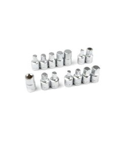 TIT51771 image(0) - TITAN 14 pc. 3/8 in. Drive Master Drain Plug Key Set