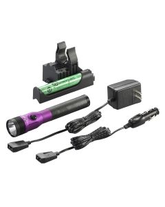 STL75482 image(0) - Streamlight Stinger LED HL - 120V/100V AC/12V DC PiggyBack Smart Charge - Purple