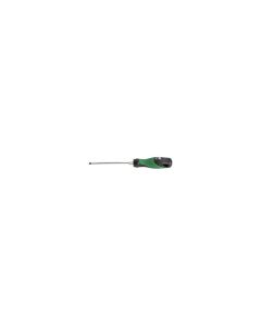 S K Hand Tools 7.87" TRI-MOLDED KEYSTONE SLOTTED SCREWDRIVER W/HE