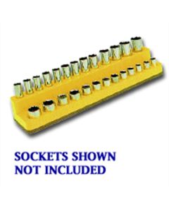 Mechanic's Time Savers SOC HOL 1/4 MAG YELLOW NEON