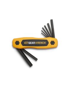KDT83506 image(0) - GearWrench 8 Piece Metric Folding Hex Key Set