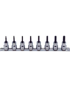 Ko-ken USA RS3025/8-L38 3/8 Sq. Dr. 8 Piece TORX&Acirc;&reg; Bit Socket set T10-T45