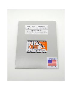 KnKut 12 Piece Pack - KnKut 9/32 Fractional Jobber Length Drill Bit