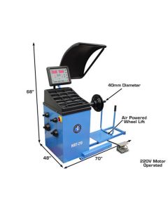 ATEATWBT-210 image(4) - Atlas Automotive Equipment WBT-210 Heavy Duty Truck Wheel Balancer (Will Call)