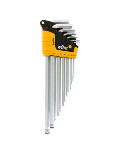WIH66991 image(0) - Wiha Tools 13 Pc MagicRing Screw Holding Ball End Hex L-Key Set &hyphen; SAE