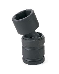 GRE3048U image(0) - Grey Pneumatic 3/4" Drive x 1-1/2" Universal Socket - Black