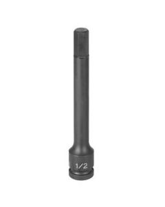 Grey Pneumatic 1/2" Drive x 6mm Hex Driver 6" Length (150mm)