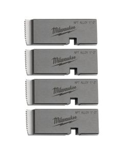 MLW48-36-1202 image(0) - Milwaukee Tool 1 Inch-2 Inch ALLOY NPT Universal Pipe Threading Dies