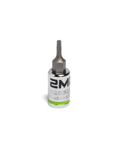 GETGEASMH2RPT image(0) - Grip Edge Tools 2mm 1/4" Dr Short RPT Hex Bit Socket