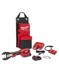 MLW2678-22O image(1) - Milwaukee Tool M18FORCE LOGIC 6T Utility Crimper Kit with D3 Grooves and Fixed O Die