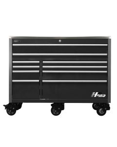 HOMHX04060111 image(0) - 60 in. HXL 10-Drawer Roller Cabinet - Black