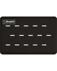 LDS1010671 image(0) - ShopSol Anti-Fatigue Mat Supreme Pro 3' x 2' Black 32LOTB