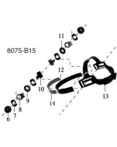 AST8075-B15 image(0) - Astro Pneumatic 8075 HEAD GEAR ASSMBLY