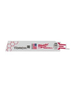 MLW48-01-2712 image(1) - Milwaukee Tool 6" 10 TPI The Torch SAWZALL Blades (Bulk - 25 Pk)