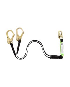 SRWV8104426 image(0) - PeakWorks Shock Absorbing Lanyards - Tear Pack 1&rdquo; Webbing -  Double Leg - Weight Capacity 130 to 310 Lbs - 6'