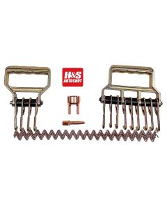 H&S AutoShot UNI-2120 Uni-Wire Deluxe Kit with 4 and 9 Finger Claws, Wire, Tip and Stand-OffCollar