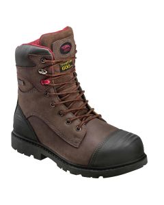 FSIA7573-9.5W image(0) - Avenger Hammer 600G Series - Men's 8" Boots - Carbon Nano-Fiber Toe - IC|EH|SR|PR - Brown/Black - Size: 9.5W