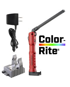 STL76801 image(0) - Streamlight Stinger Switchblade 800 Lumen Color-Rite Light Bar Worklight with Smart Charger - Red