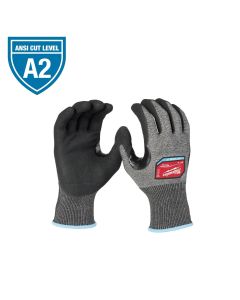 MLW48-73-7124 image(0) - Milwaukee Tool Cut Level 2 High-Dexterity Coated Nitrile Dipped Gloves - XXL