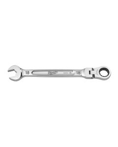 Milwaukee Tool 18mm Flex Head Ratcheting Combination Wrench