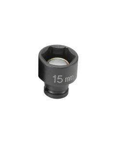 GRE915MG image(0) - Grey Pneumatic 1/4" Drive x 15mm Magnetic Standard Socket