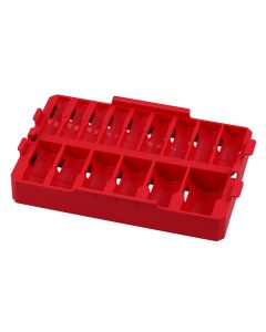 Milwaukee Tool SHOCKWAVE Impact Duty Socket 1/2&rdquo; Dr 15PC SAE TRAY ONLY