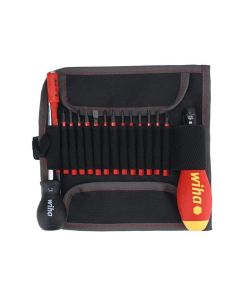 WIH28792 image(0) - Wiha Tools Insul. Slotted, Phillips, Xeno, Torx and Square Torque Control 16 Piece Set w/ Insul. Handle 18-62 In/Lbs, Adjustment Tool, Blade Holder and 13 Blades In Pouch
