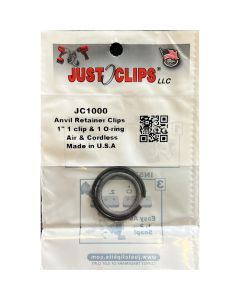 Just Clips 5 PACK 1" ANVIL RETAINER CLIP REFILL KIT