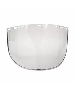 SRW29079 image(0) - Jackson Safety Replacement Windows for F30 Acetate Face Shields - Clear - 9" x 15.5" X.040" - D Shaped - Bound