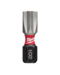 Milwaukee Tool SHOCKWAVE 2" Impact ECX 2 Power Bits (25PK)