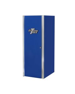 Extreme Tools EXQ Series 24"W x 30"D 4 Drawer and 2 Shelf Professional Side Cabinet  Blue w Chrome Handles