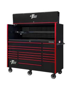 EXTRX7220HRKR image(1) - Extreme Tools RX Series 72" Pro Hutch & 19 Drwr Roller Cab Cmbo