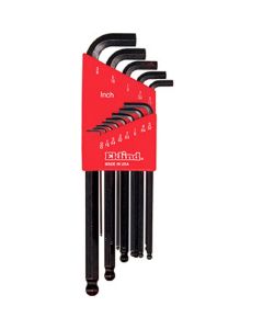 Eklind Tool Company BALL-HEX-L KEY SET - STUBBY13PC. SET .050"-3/8"