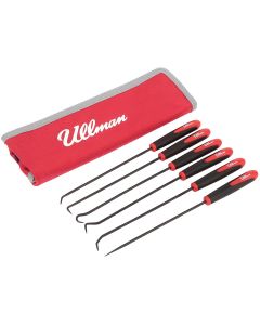ULLCHP6-LP image(1) - Ullman Devices Corp. Six Piece 9-3/4" Long Hook & Pick Set