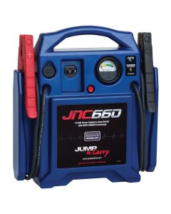 SOLJNC660 image(0) - Clore Automotive JNC660 Jump-N-Carry 1700A 12 Volt Jump Starter with Power Supply and Auto Charge Technology - Blue