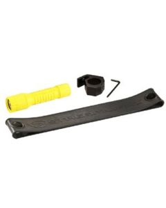 STL88854 image(0) - Streamlight 600 Lumen PolyTac Helmet Lighting Kit Flashlight - Includes helmet mount, rubber helmet strap and (2) CR123A lithium batteries - Clam - Yellow