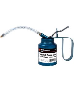 WLMW241 image(0) - Wilmar Corp. / Performance Tool 1/4 pt. Pump Oiler w/Flex Spout